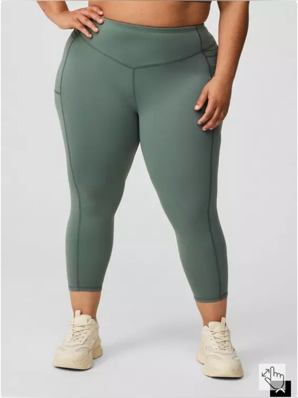 Performance Core Crop V Band Active Legging